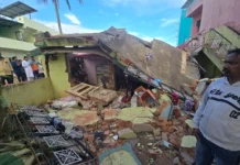 சிலிண்டர் வெடித்துபெண் சாவு – 3 பேர் படுகாயம்