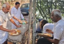 சாலையோர உணவகத்தில் ரஜினி வைரலாகும் புகைப்படம்