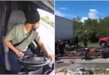 அமெரிக்காவில் லாரி மோதி 3 பேர் உயிரிழப்பு: இந்திய டிரைவர் கைது