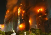 ஹாங்காங் அடுக்குமாடி குடியிருப்பில் பயங்கர தீ விபத்து: 44 பேர் உயிரிழப்பு