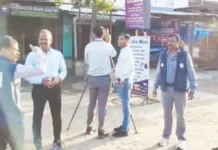 வேலுச்சாமிபுரத்தில் சாலையை அளந்த சிபிஐ அதிகாரிகள்