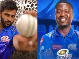 ஷர்துல் தாக்குர், ஷெர்பான் ருதர்போர்டை டிரேடிங் முறையில் பெற்ற மும்பை இந்தியன்ஸ்