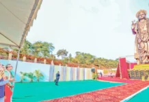 கோவாவில் 77 அடி உயர வெண்கல ராமர் சிலை