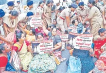 போராட்டம் நடத்திய தூய்மைப் பணியாளர்கள் 700 பேர் கைது