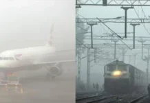 வட இந்தியாவில் கடும் பனி; 2 நாட்கள் விமானங்கள், ரயில் சேவை பாதிக்கும்
