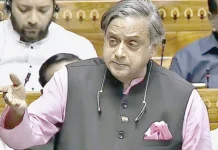 ‘இங்கு கூச்சலிட வரவில்லை’ – காங். எம்.பி. சசி தரூர் பேச்சு