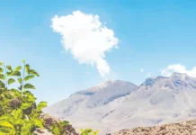 7 லட்சம் ஆண்டாக அசையாத ஈரான் எரிமலை உயிர்பெற்றது