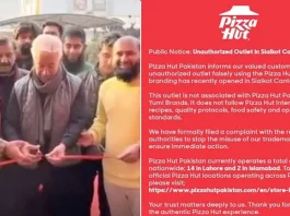 போலி ‘பிஸ்ஸா ஹட்’ உணவகத்தை திறந்து வைத்த பாக். அமைச்சர்