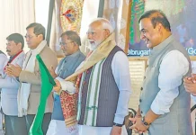 அசாமில் ரூ.6,957 கோடி மதிப்பிலான காசிரங்கா வழித்தட திட்டத்துக்கு பிரதமர் அடிக்கல்