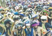 மகரவிளக்கு பூஜைக்கு 5 நாட்களே இருப்பதால் சபரிமலையில் கடும் கூட்டம்