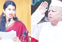 லாலுவை திருதராஷ்டிரருடன் ஒப்பிட்டு கிண்டலடித்த பாஜக எம்எல்ஏ மைதிலி தாக்கூர்