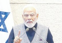 தீவிரவாம் குறித்து இஸ்ரேல் நாடாளுமன்றத்தில் பிரதமர் மோடி உரை