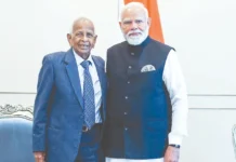 நேதாஜியின் ஐஎன்ஏ வீரர் ஜெயராஜை சந்தித்த பிரதமர் மோடி