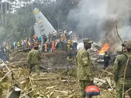 ராணுவ விமானம் விபத்து – 34 பேர் பலி