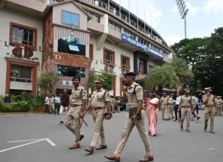 பெங்களூரில் ஐபிஎல் – வரலாறு காணாத பாதுகாப்பு