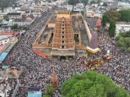 தென்னக காசியில் பஞ்ச ரதோற்சவம்: லட்சக்கணக்கான பக்தர்கள் குவிந்தனர்