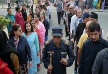 நேபாளத்தில் வாக்குப்பதிவு விறுவிறுப்பு – பலத்த பாதுகாப்பு