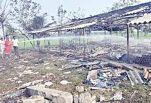 பட்டாசு தொழிற்சாலையில் பயங்கர வெடி விபத்து: 23 தொழிலாளர்கள் உயிரிழப்பு