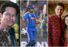 அர்ஜுன் டெண்டுல்கரின் திருமணத்தின் போதும்.. அடங்காத சச்சின் கிரிக்கெட் வெறி