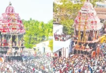 திருச்செந்தூர் மாசி திருவிழா தேரோட்டம்.. விண்ணதிர எழுந்த அரோகரா கோஷம்