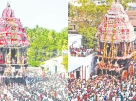 திருச்செந்தூர் மாசி திருவிழா தேரோட்டம்.. விண்ணதிர எழுந்த அரோகரா கோஷம்