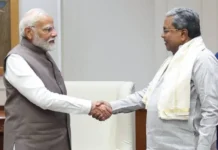 மோடியை சந்தித்த முதல்வர்