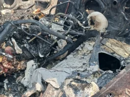 கார் பற்றி எரிந்து 6 பேர் உயிரோடு தகனம் – யாத்கிரி அருகே விபத்து