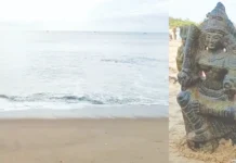 மாமல்லபுரம் கடற்கரையில் அம்மன் சிலை.. பக்தர்கள் பரவசம்