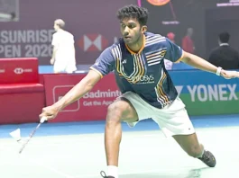 7-ம் நிலை வீரரை வீழ்த்தினார் ஆயுஷ் ஷெட்டி