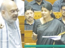 சாபமிட்ட அமித்ஷா – மகளிர் இடஒதுக்கீடு மசோதா வீழ்ந்ததால் ஆக்ரோஷம்