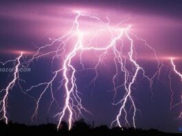 மின்னல் தாக்கி இருவர் சாவு