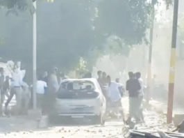 தொழிலாளர்கள் நடத்திய போராட்டத்தில் வன்முறை வெடித்தது