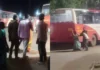பஸ் நிலையத்தில் பாலியல் தொல்லை -வாலிபருக்கு செருப்படி கொடுத்த பெண்