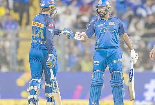 ரோஹித், ரிக்கிள்டன் அதிரடியில் மும்பை இந்தியன்ஸ் வெற்றி!