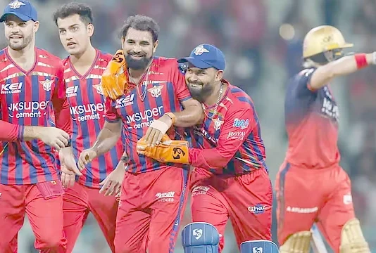 ஆர்சிபி அணியை வீழ்த்தியது எல்எஸ்ஜி