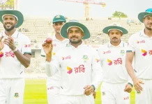 பாகிஸ்தானுக்கு எதிரான டெஸ்டில் வங்கதேசம் முன்னிலை