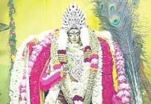 பச்சை பட்டில் காட்சியளித்த மங்கலதேவி கண்ணகி