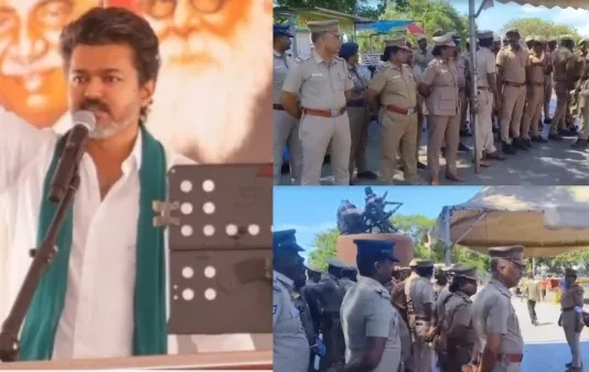 மெரினாவில் பலத்த பாதுகாப்பு ஜல்லிக்கட்டு போல் விஜய்க்கு ஆதரவாகப் போராட்டம்?