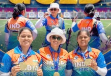 வில்வித்தையில் இந்தியாவுக்கு தங்கம்