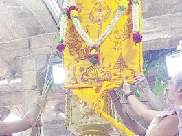 பழநி பெரியநாயகியம்மன் கோயிலில் வைகாசி விசாக திருவிழா கொடியேற்றம்