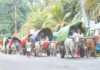 கரூரிலிருந்து மாட்டு வண்டியில் ஸ்ரீரங்கம் பெருமாளை வழிபாடு செய்யும் 7 கிராம மக்கள்
