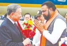 வியட்நாம் அதிபருக்கு பிஹார் முதல்வர் சாம்ராட் வரவேற்பு