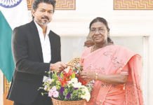 டெல்லியில் குடியரசுத் தலைவருடன் தமிழக முதல்வர் விஜய் சந்திப்பு