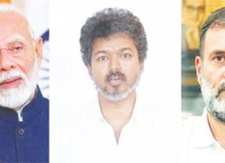 ராகுல் காந்திக்கு பிரதமர் மோடி,தமிழக முதல்வர் விஜய் பிறந்தநாள் வாழ்த்து