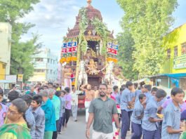 பெரியாழ்வார் ஆனி சுவாதி உற்சவ செப்புத் தேரோட்டம் கோலாகலம்