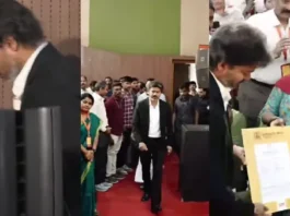 கர்ப்பிணிக்கு மேடையில் இருந்து இறங்கிபணி நியமன ஆணை வழங்கிய முதல்வர் விஜய்