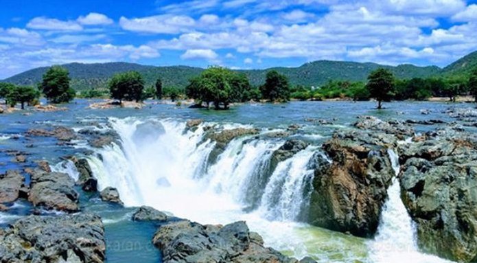 தொடரும் மழையால் ஒகேனக்கல் காவரி ஆற்றல் நீர்வரத்து அதிகரிப்பு