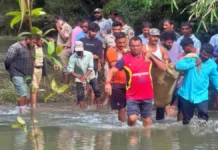 ஆற்றில் குளித்த இரு கல்லூரி மாணவர்கள் நீரில் மூழ்கி பலி