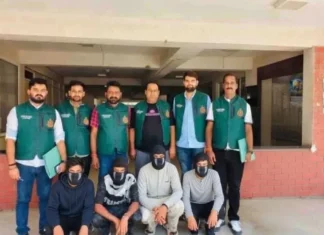 பயங்கரவாத சதி முறியடிப்பு: 4 பாகிஸ்தான் ஆதரவு தீவிரவாதிகள் கைது