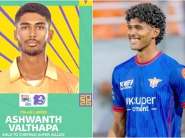 டிஎன்பிஎல் கிரிக்கெட் தொடர்: அஸ்வந்த் ரூ.14.45 லட்சத்துக்கு ஏலம்